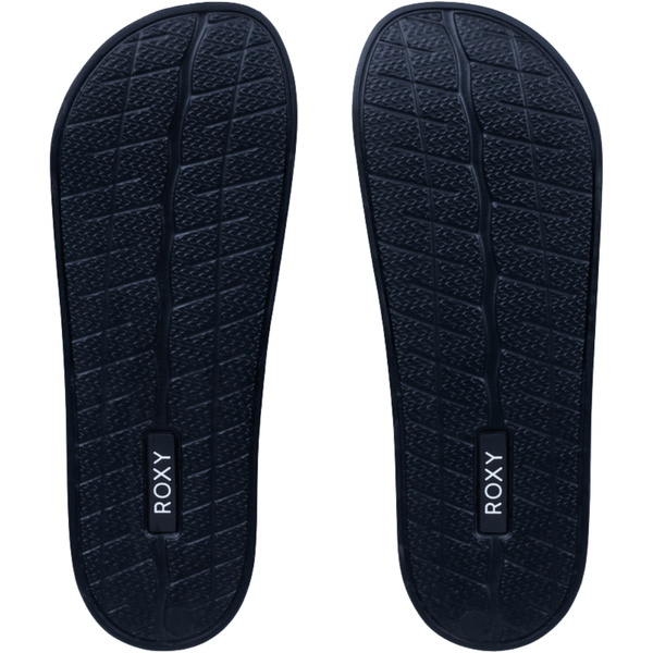 2026 Roxy Womens Slippy II Printed Slider Sandals ERJL100103 - Black Multi 1